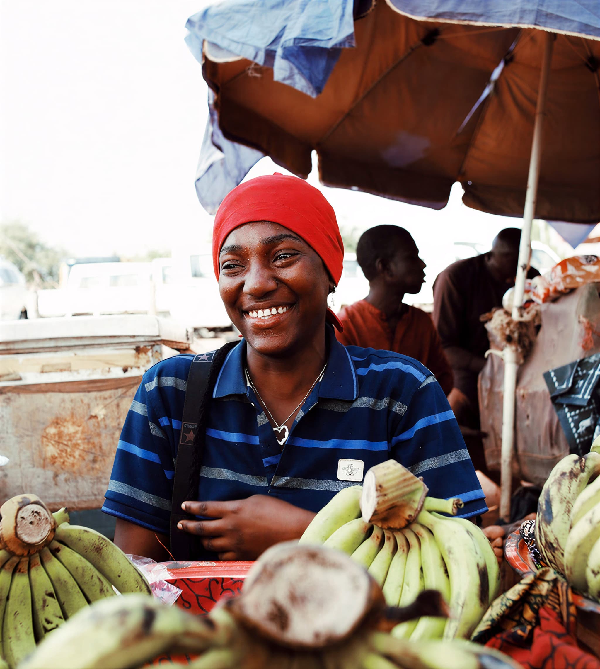 Person in marketplace